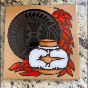 Trivet, Wall Decor Native Pottery